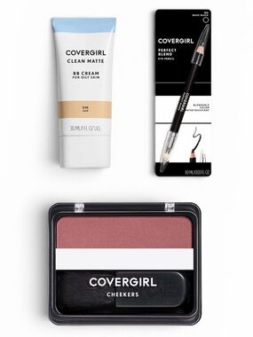 Covergirl Bundle BB Cream 510 Fair Eye Pencil Black Rock N Rose Blush A
